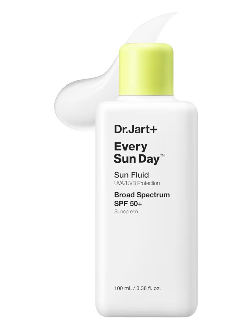 𝑵𝑬𝑾 Dr. Jart+ Every Sun Day Sun Fluid SPF 50+ Sunscreen - White with Lime Cap